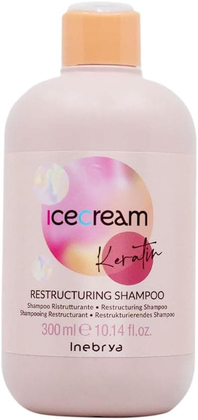 Inebrya Ice Cream Keratin Restructuring Shampoo 300ml