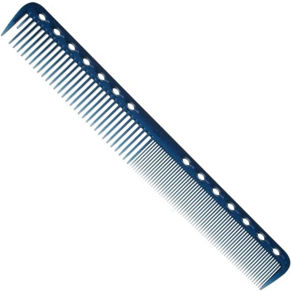 Y.S. Park YS-s 339TB Fine-Toothed Comb With Frequent And Sparse Teeth, Blue