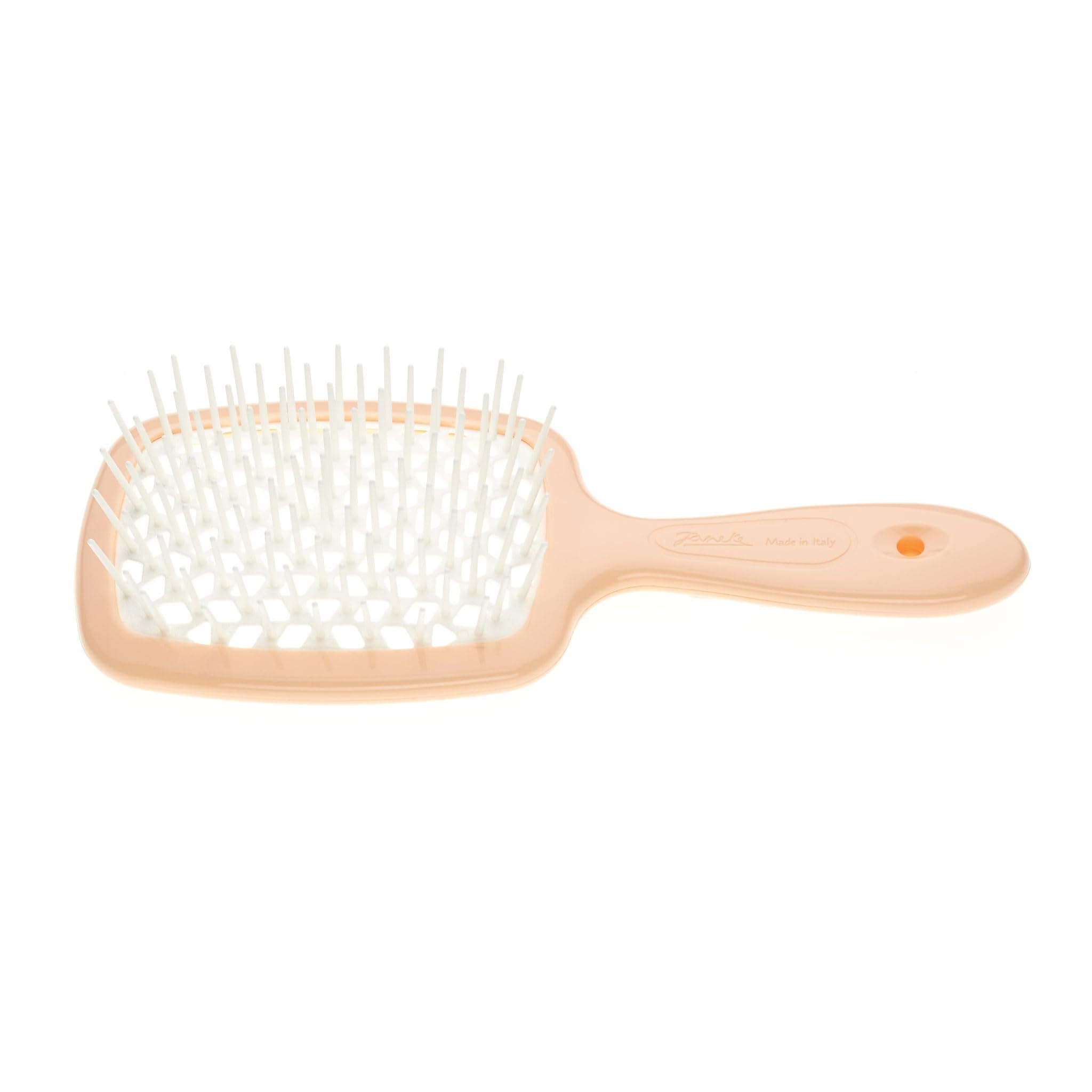 Janeke Regular Hairbrush With Soft Bristles, Cream Color