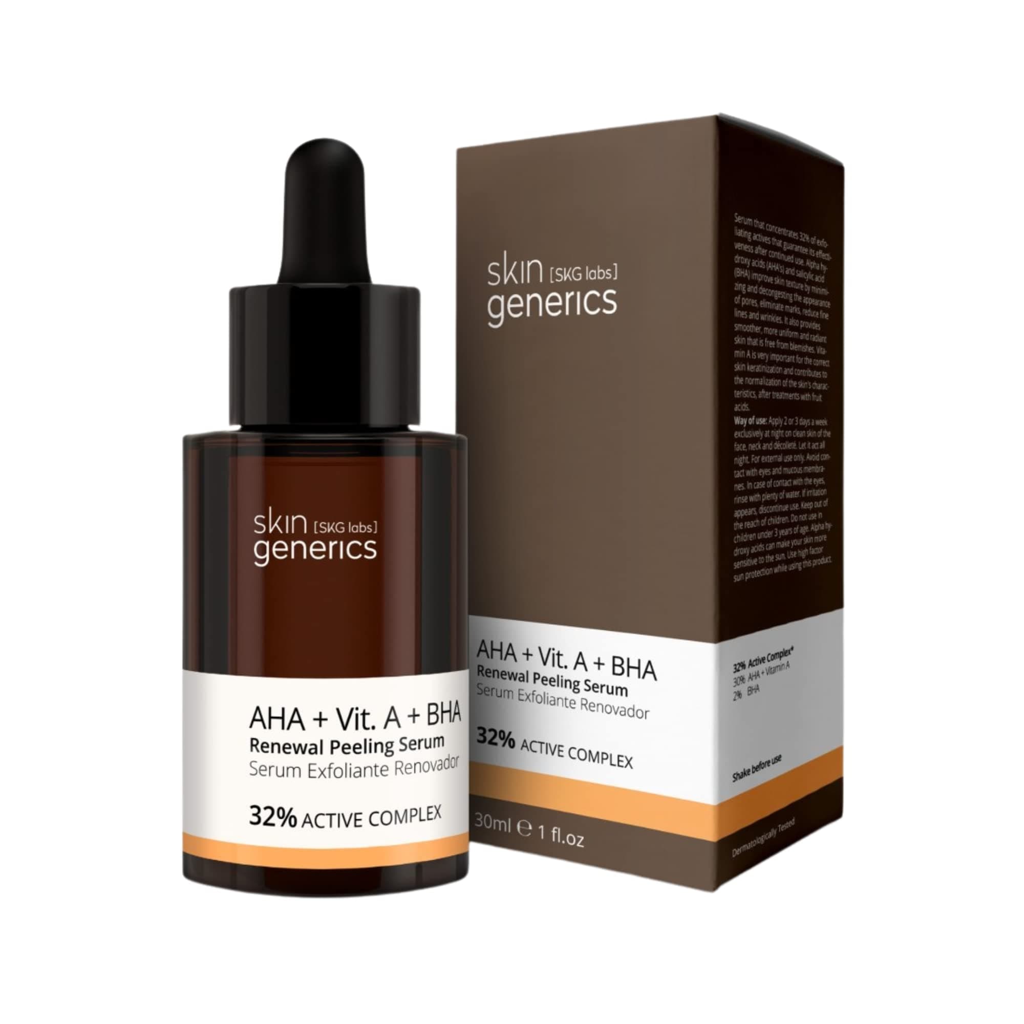 Skin Generics Renwal Peeling Serum AHA+Vit.A+BHA 30 ml 