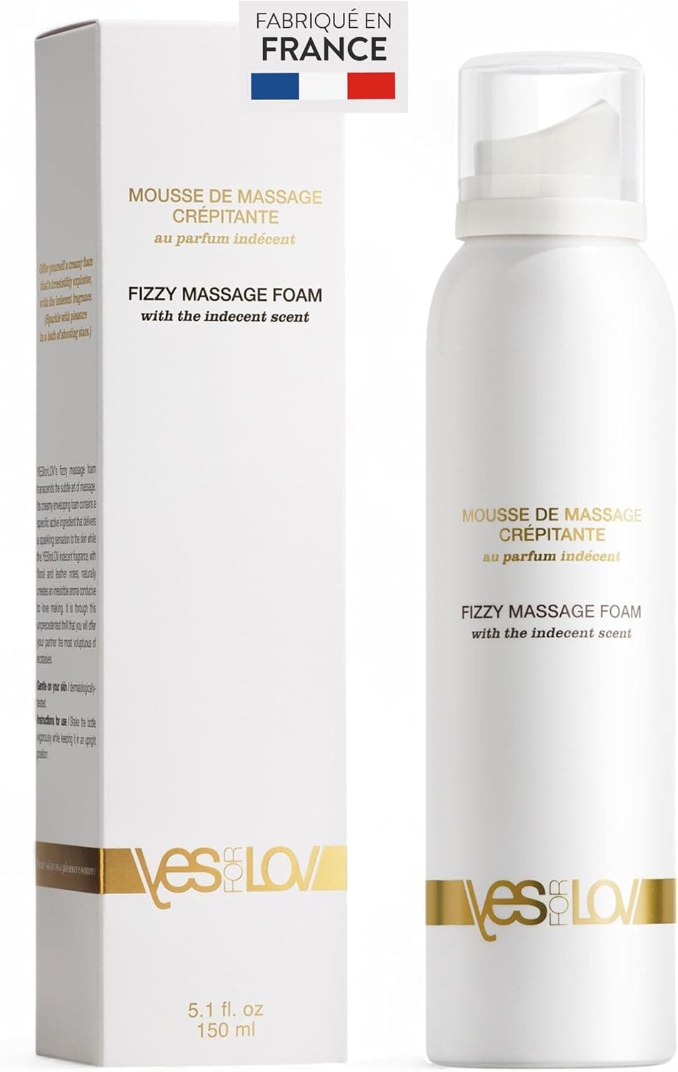 YESforLOV Fizzy Massage Foam 150 ml 