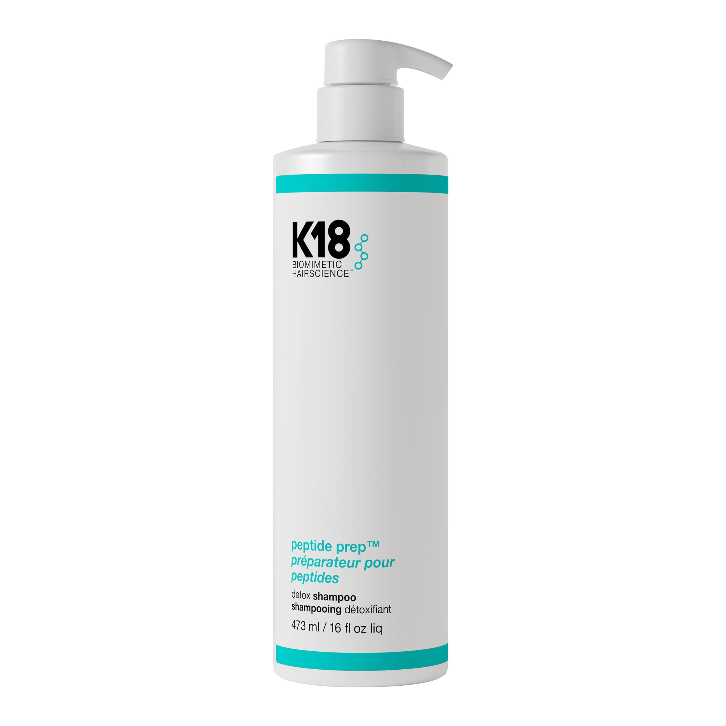 K18 Biomimetic Hairscience Peptide Prep Detox Shampoo 473 ml