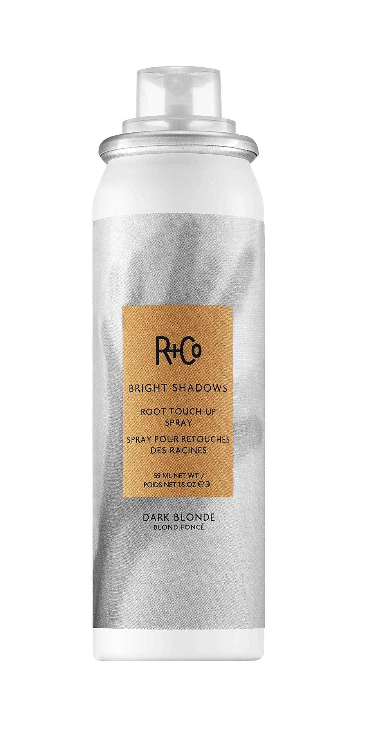 R+Co Bright Shadows Root Touch-Up Spray Medium Brown 59 ml