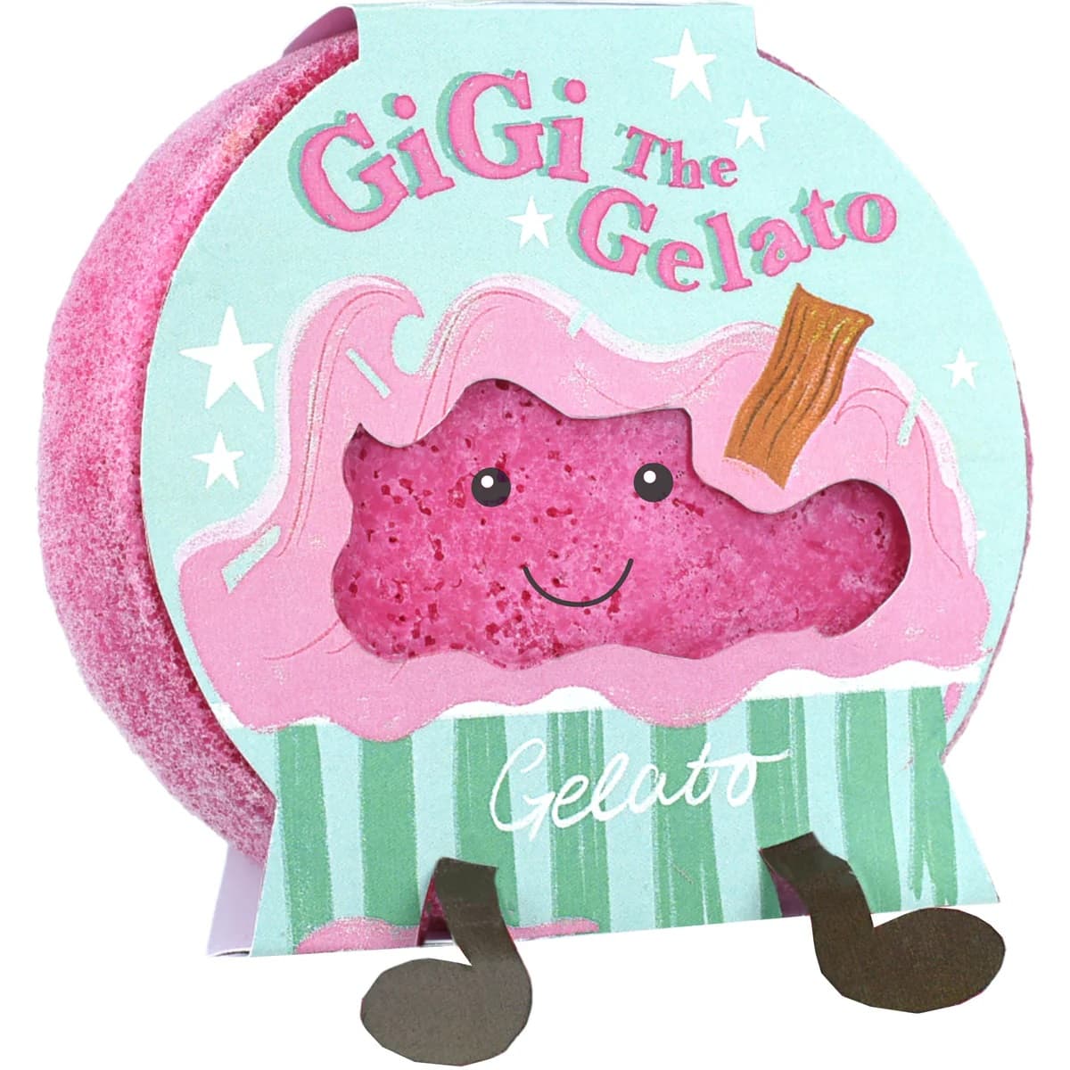 Bomb Cosmetics Gigi The Gelato Buddy Buffer Mini Soap Sponge 100 g