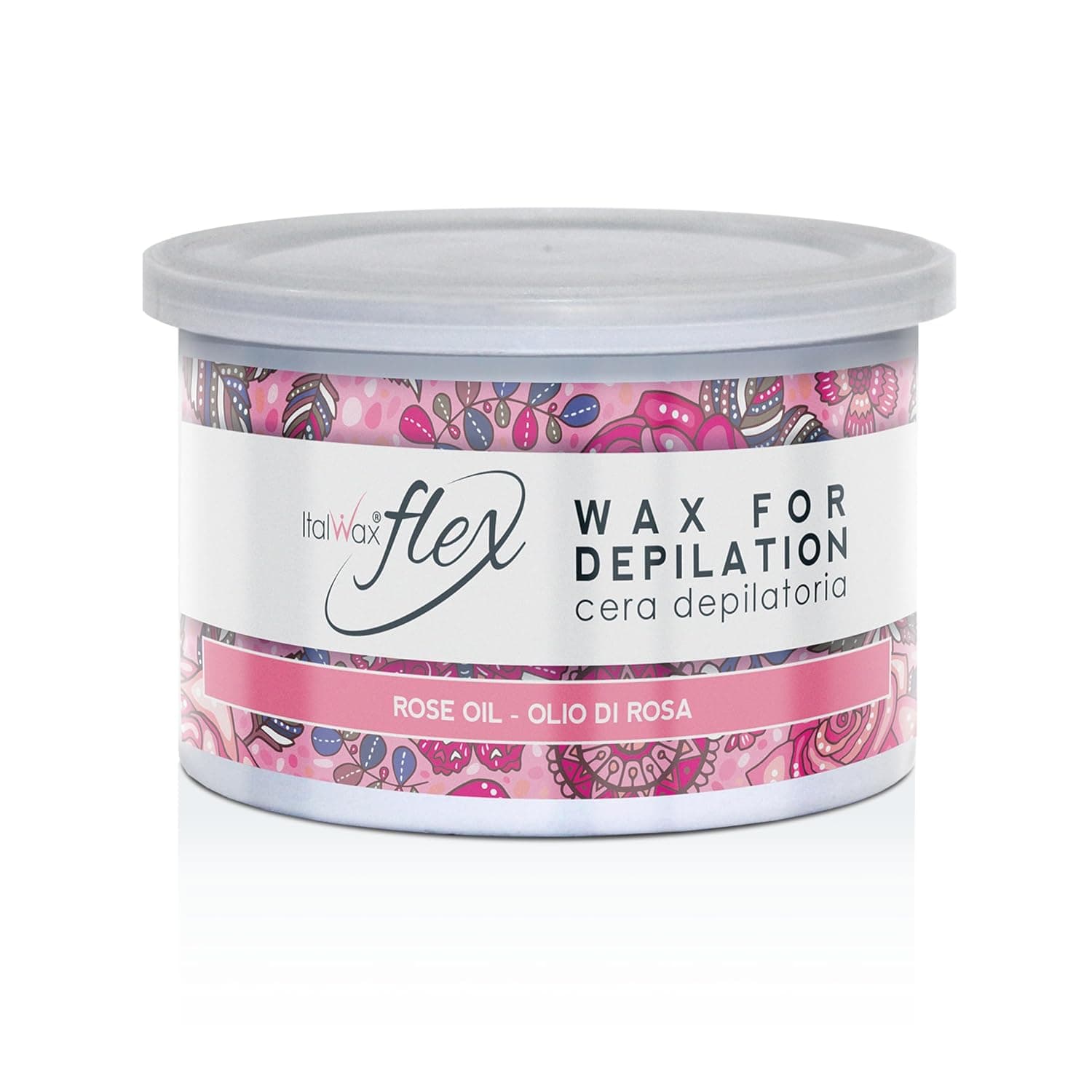 ItalWax Flex Wax For Depilation Rose Oil 400ml