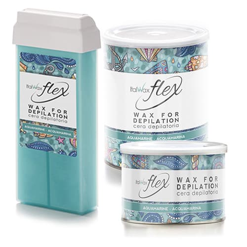 ItalWax Flex Wax For Depilation Aquamarine 100 ml